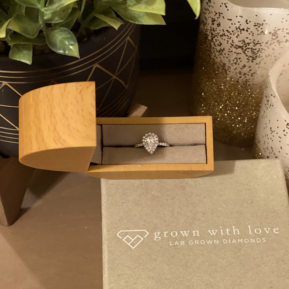 Certified Macys Engagement Ring.